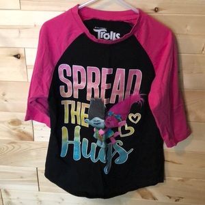 Girls Trolls T-Shirt Size 7/8